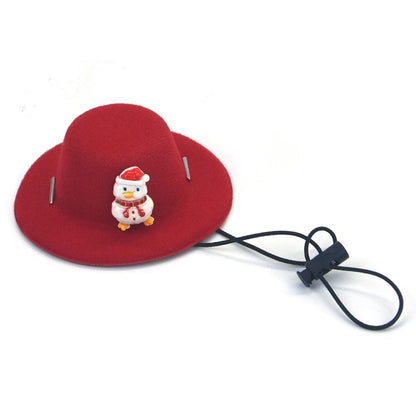 Pet Christmas Hat Felt Cloth Soft Cute Decorate Cosplay