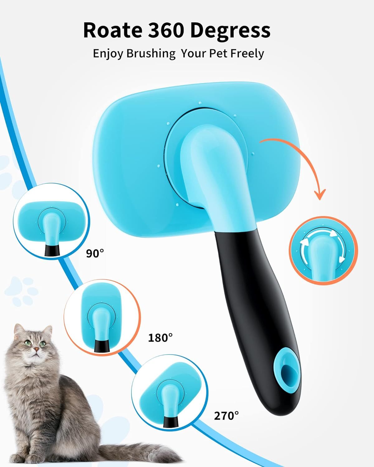 Pet Grooming Brush.