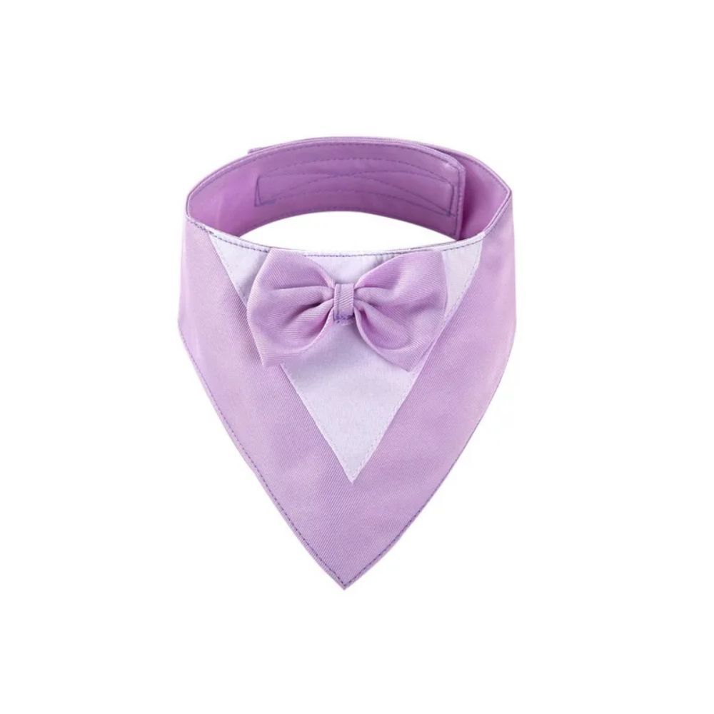 Pet Triangle Bib Bow Saliva Towel