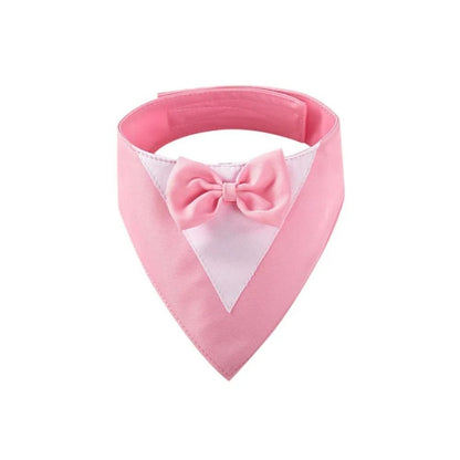 Pet Triangle Bib Bow Saliva Towel