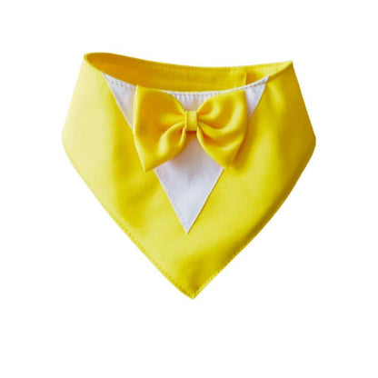 Pet Triangle Bib Bow Saliva Towel