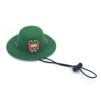 Pet Christmas Hat Felt Cloth Soft Cute Decorate Cosplay